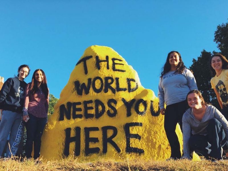 Spirit Rock Sept 2017 (3) World needs you here rock